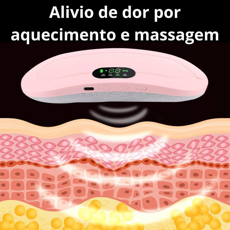 Massageador Térmico - Alívio de Cólica